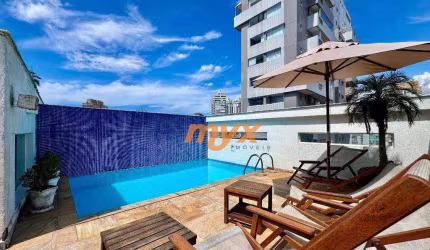 Cobertura com 2 dormitórios à venda, 197 m² por R$ 1.500.000,00 - Gonzaga - Santos/SP