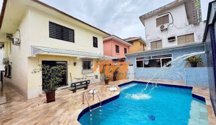 Sobrado com 4 dormitórios à venda, 250 m² por R$ 2.700.000,00 - Aparecida - Santos/SP