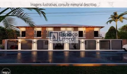Sobrado com 2 dormitórios à venda, 69 m² por R$ 349.000,00 - Massaguaçu - Caraguatatuba/SP