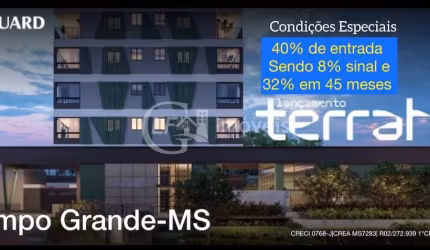 Apartamento à venda em Campo Grande-MS, bairro Carandá Bosque: 3 quartos, 1 suíte, 107m² de área. Venha conferir!