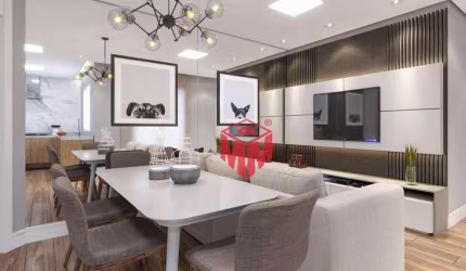 Apartamento NOVO com 2 dormitórios à venda, 44 m² por R$ 269.000 - Vila Luzita - Santo André/SP