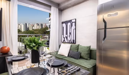 Apartamento 1 dormitório no brooklin