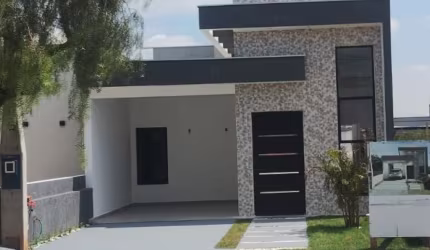Casa térrea em condomínio/ 3 Dorm./ Suíte/ Área Gourmet/ 3 Wc´s/ Ac. Av. Ipanema