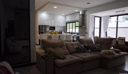 Casa Alto Padrão para Venda em Mogi das Cruzes, Cézar de Souza, 4 dormitórios, 4 suítes, 5 banheiros