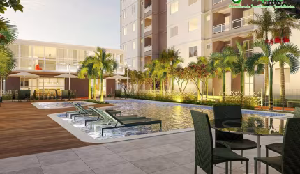 Um novo conceito de morar na praia, dentro da cidade opções de 2 e 3 quarto
