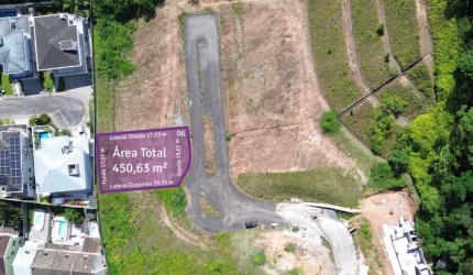 Terreno à venda na Rua Alceu Koehntopp, --, América, Joinville por R$ 1.126.597