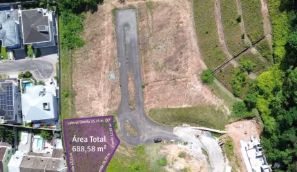 Terreno à venda na Rua Alceu Koehntopp, --, América, Joinville por R$ 1.721.462