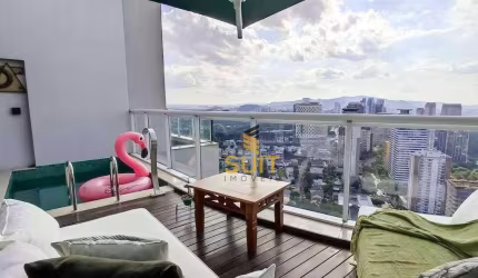 Novare - Cobertura Triplex com 169m², 2 Suítes, 2 Vagas, Mobiliado e Decorado em Barueri/SP! Contato: Suit (11) 94584-8250