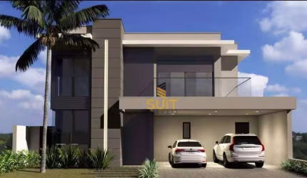 Gênesis I - Casa com 370m², 4 Suítes, 4 Vagas, Piscina, Churrasqueira em Santana de Parnaíba/SP! Contato: Suit (11) 94584-8250