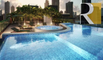 Flat com 1 e 2 dormitório à venda, 25 m² a 67m² por R$ 354.000 - Cabo Branco - João Pessoa/PB