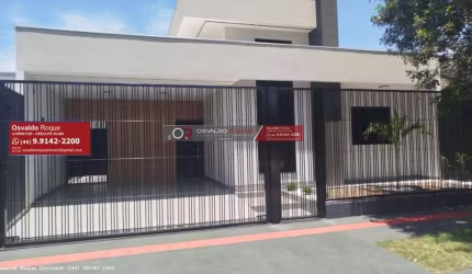 Casa 3 dormitórios para Venda em Maringá, Parque das Laranjeiras, 3 dormitórios, 1 suíte, 1 banheiro, 2 vagas