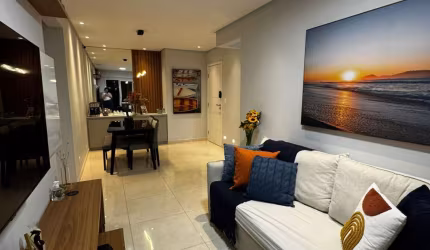 Excelente Apartamento com 2 dormitórios à Venda Localizado no Bairro Aviação  na Praia Grande