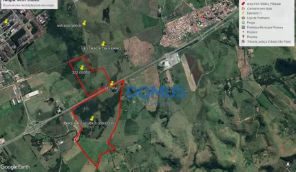 Área à venda, 322000 m² por R$ 48.300.000,00 - Pirapitingui - Roseira/SP