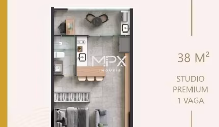 Apartamento com 1 quarto à venda na Vila Rezende, Piracicaba  por R$ 497.655