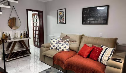 Sobrado com 2 dormitórios, 123 m² - venda por R$ 745.000,00 ou aluguel por R$ 5.245,00/mês - Vila Bastos - Santo André/SP
