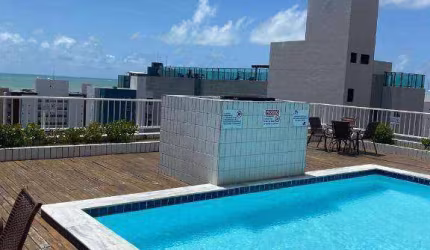 Apartamento com 2 dormitórios para alugar, 67 m² por R$ 3.800,01/mês - Cabo Branco - João Pessoa/PB
