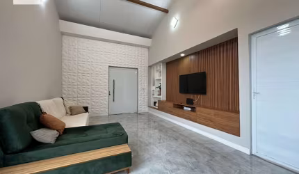 Casa de alto padrão com estilo moderno, próximo a Washington Luíz