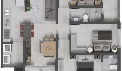 Apartamento com 2 dormitórios à venda sendo 1 suíte, 96.39 m² por - R$ 1.120.000,00 - Fazenda - Itajaí/SC
