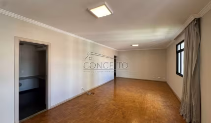 Apartamento para locação/venda no Ed. Comendador Antonio Romano com 154 m² | 3 dormitórios, sendo 1 suíte e 2 vagas de garagem