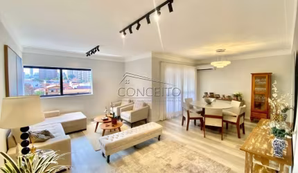Apartamento à venda no Edifício Maison Cartier com 170 m² | 3 dormitórios, sendo 2 suítes e 3 vagas de garagem paralelas.