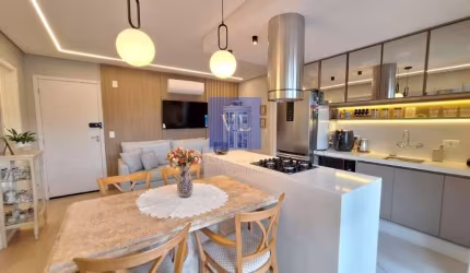 Apartamento 2 Quartos (1 Suíte)  1 Vaga  Condomínio Clube - Tingui, Curitiba-PR