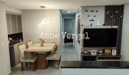Apartamento 3 quartos com varanda à venda no Square Carapicuíba 66m2 com 1 vaga de carro próximo a Estação com móveis planejados