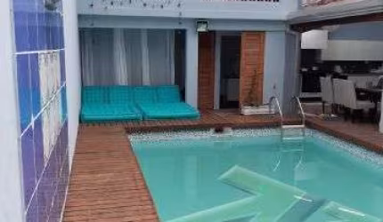 Ubatuba, Perequê - Mirim - Linda casa com 4 dormitórios, ampla área de lazer, 600m do mar
