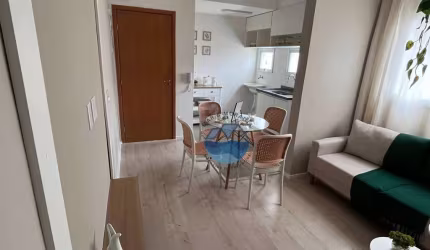 APARTAMENTOS NOVO NO ESTUÁRIOS, 39,53M² - 2 QUARTOS, SALA, COZINHA E BANHEIRO – 1 VAGA – ELEVADOR - FRENTE COM SACADA