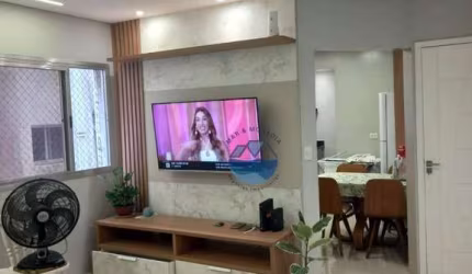 Apartamento com 2 dormitórios à venda, 68 m² Embaré - Santos/SP