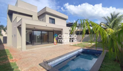 Casa com 3 dormitórios para alugar, 320 m² por R$ 16.370,05/mês - Reserva Santa Luisa - Ribeirão Preto/SP