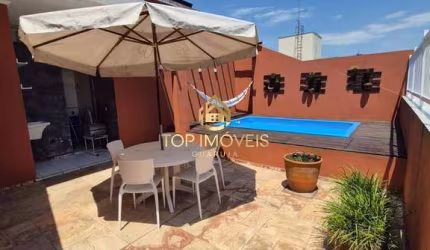 Cobertura Duplex com Piscina e Churrasqueira na Praia do Tombo Guarujá/SP