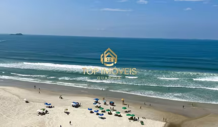 Apartamento de 2 quartos com frente total para o mar