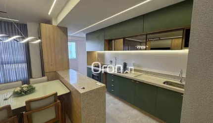Apartamento mobiliado com 3 dormitórios à venda, 115 m² por R$ 1.250.000 - Setor Marista - Goiânia/GO