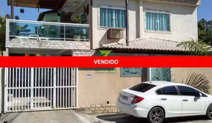 Casa à Venda em Rio das Ostras-RJ: 2 Quartos, 2 Suítes, 1 Vaga - Condomínio de Alto Padrão na Cidade Beira Mar!