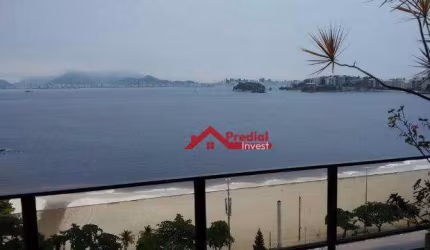 Apartamento com 4 dormitórios à venda, 214 m² por R$ 2.500.000,00 - Icaraí - Niterói/RJ