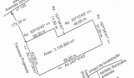 Área à venda, 3105 m² por R$ 1.500.000 - Iporanga Eden - Sorocaba/SP