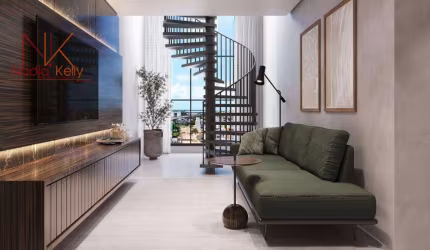 Apartamento Duplex de 121m² com 3 Quartos, a 3Mnts. do mar a venda por R$ 718.569 - Loteamento Bela Vista - Cabedelo/PB