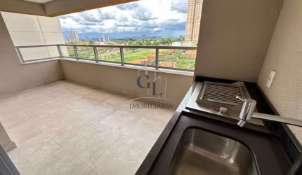 Aluga apto novo com 03 Dormitorios, sacada gourmet com churasqueira, Edificio THZ - Jardim Botanico Rp