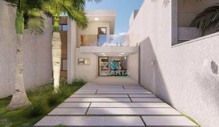 Casa Duplex nova em rua privativa