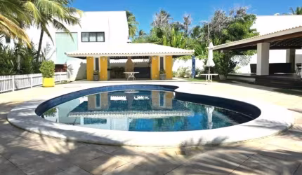 Casa em condomínio fechado com 5 quartos à venda na AVENIDA RIO JOANES, Praia de Busca Vida, Camaçari, 472 m2 por R$ 4.500.000