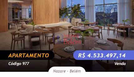 Imóveis Belém vende Torre Lavie 4 suites.