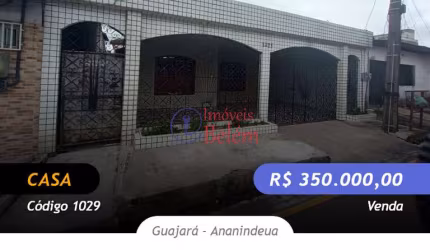 Imóveis Belém vende casa 3/4 no conjunto Guajará 1