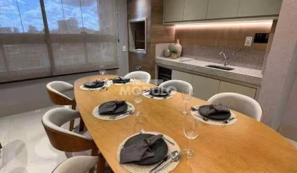 Apartamento à venda com Churrasqueira e Lazer Completo, 101,35 m² por R$ 660.000,00 - Santa Mônica - Uberlândia/MG