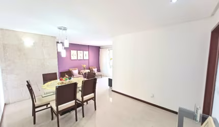 Apartamento a venda na pituba com 3 quartos andar alto e varanda