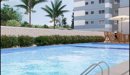 Portal do Lago Residencial Apartamento à venda em Hortolândia-SP, Jardim das Figueiras II - 2 quartos, 1 suíte, 2 salas, 1 banheiro, 1 vaga - 56,72 m²