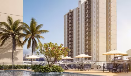 Apartamento à venda em Hortolândia-SP, Parque Gabriel: 2 quartos, 1 suíte, 2 salas, 2 banheiros, 1 vaga, 56,57m². Venha conferir!