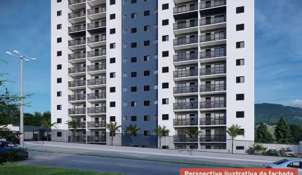 Apartamento à venda em Guaratinguetá-SP no Jardim do Vale: 2 quartos, 2 salas, 1 banheiro e garagem!