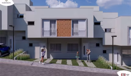 Reserva dos Ipês Condomínio de casas 71,29m² ou 72,27m² ou 85,18m² 3 DORMS C/ SUÍTE, Vagas por unidade: 1 ou 2, Piscina Quadra Esportiva Churrasqueira
