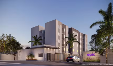 Lançamento Epic Longitude, Apartamentos de 38,80m2 e 40,47m2, 2 Dormitórios, Varanda, 2 Vagas, Ótima Localização, Lazer com Piscina e Salão de Festas