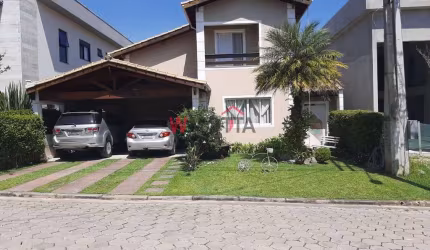 Casa de luxo em condomínio na Residencial Veredas, Mogi das Cruzes-SP: 5 quartos, 4 suítes, 2 salas, 7 banheiros, 4 vagas e 202,15 m².